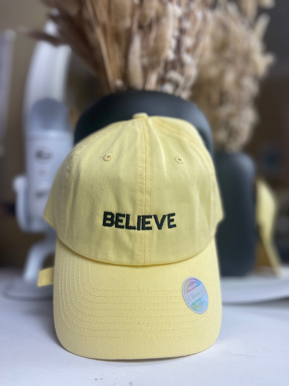 Believe Hat Yellow